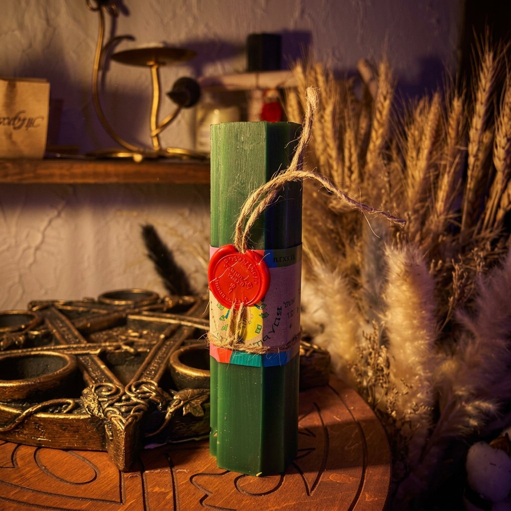 Свеча «Печать намерения» с сургучной печатью
